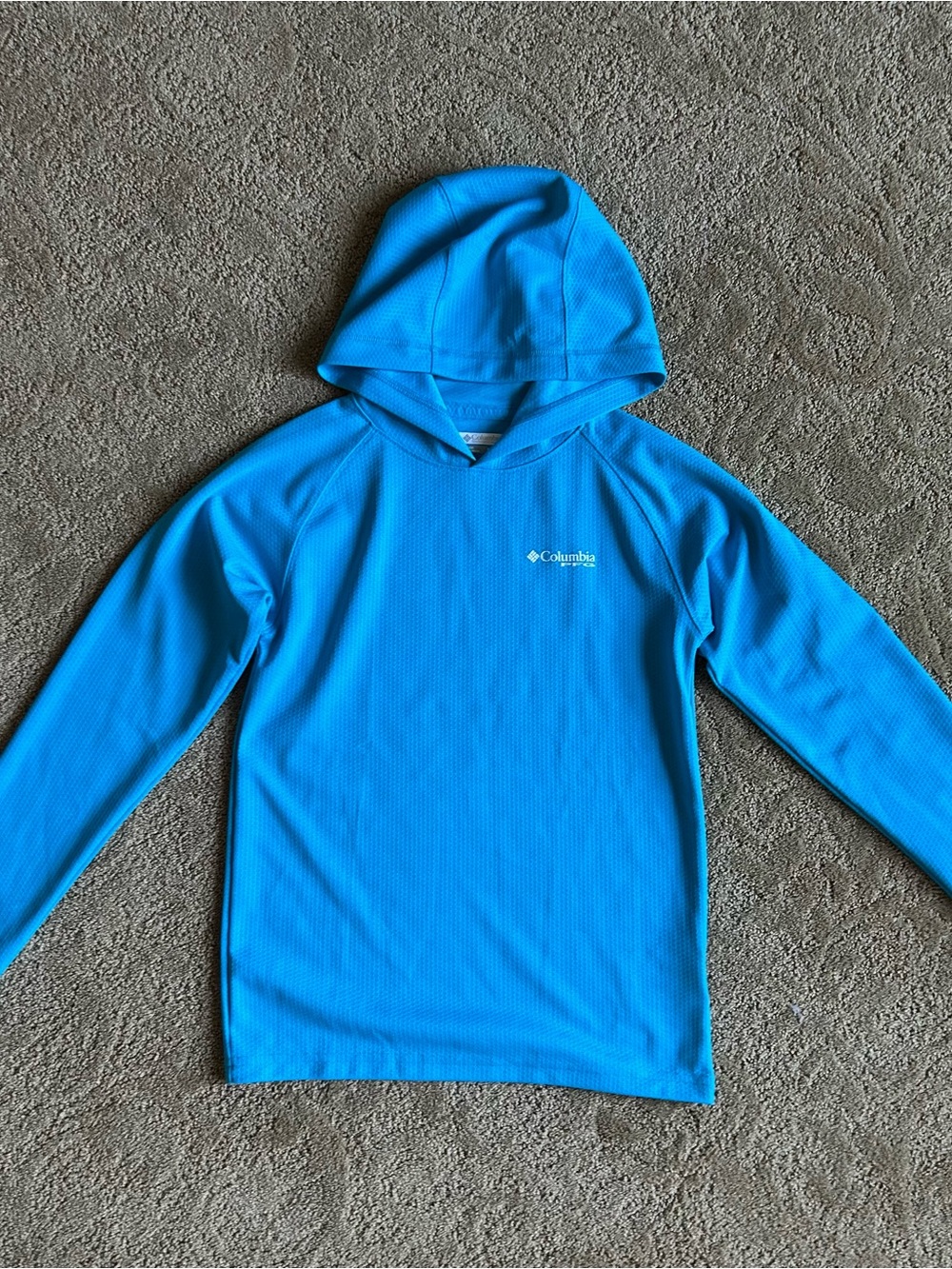 Columbia Kids' Blue Hooded Sun Shirt